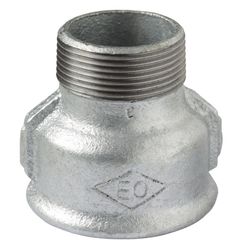 Draadverloopmof, zwart gietijzer, 2.1/2" x 2" FM, Atusa fig 246